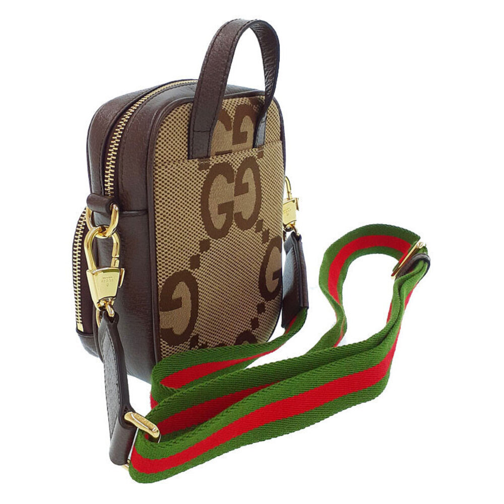 Gucci Jumbo Bag Shoulder Crossbody Brown GG